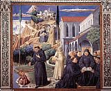 Benozzo Di Lese Di Sandro Gozzoli Wall Art - Scenes from the Life of St Francis (Scene 12, south wall)